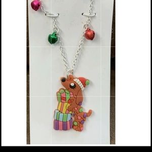 Justice Holiday Doggie Necklace